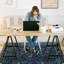 Protecteur de plancher de tapis de chaise et rehausseur de style pour les espaces de bureau à domicile ou de salle à manger-115692454-114514506