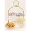 Multi Cake Stand Gold Ball - 13"H-453382234
