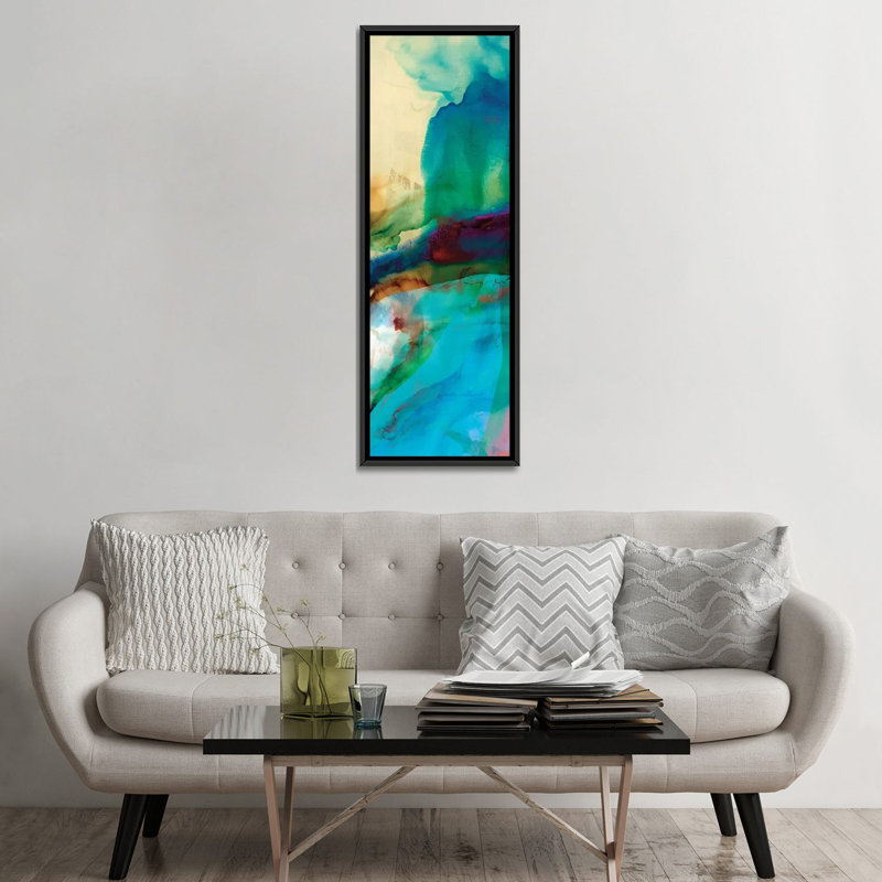 « existential philosophie ii », reproduction d’impression sur toile tendue, H 60 po x l 20 po x P 1,5 po