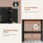 Over The Toilet Storage Cabinet With Pulley, Bathroom Storage Cabinet With Adjustable Shelf And Open Shelf For Bathroom, Restroom, Laundry,-1757130434