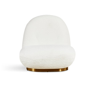 Méridienne Leif White Plush Glam