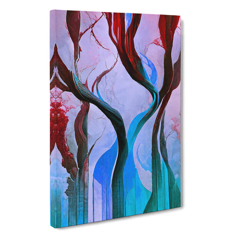 Branches Of A Tree No.1 - Painting, Wrapped Canvas, 50cm H x 35cm W x 3cm D, No Matte