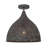 14'' Forged Bronze Semi Flush Mount