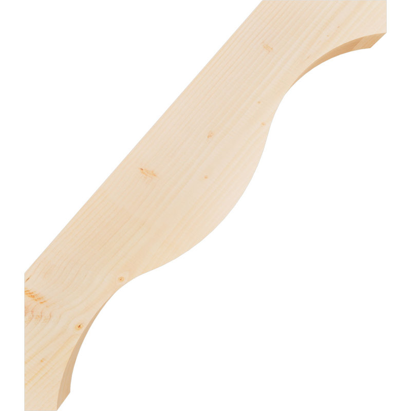 Attelle de genou Funston, Sapin de Douglas, Lisse, H 34 po x l 3,5 po x P 30 po