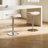 White Backless side Chair(Set of 2)
