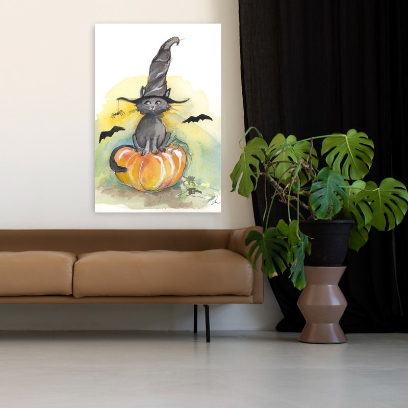 Art de fruit chauve-souris abstrait contemporain, H 48 po x l 32 po