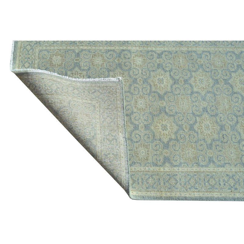Handmade Wool Area Rug, Runner 2'6" x 12'