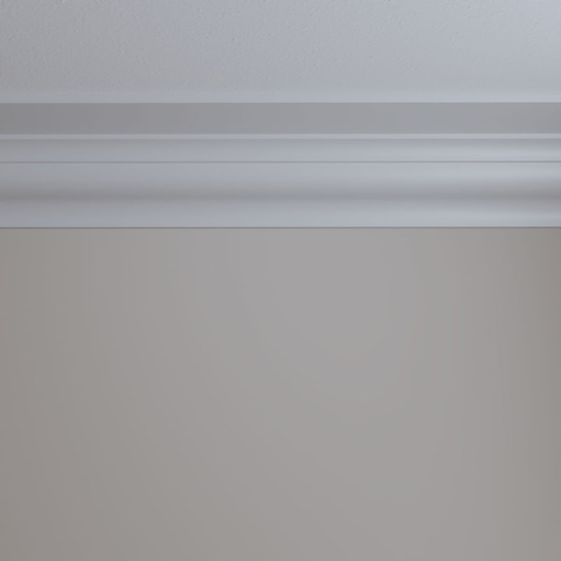 Primed Polyurethane Crown Moulding 94.5" Length