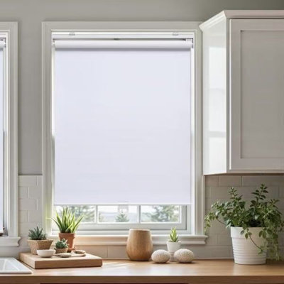 SUNOFF Blackout Blinds with Full Blackout Cordless Roller Shades,UV Protection and Thermal insulation Blinds for Windows,Suitable for Office and Home