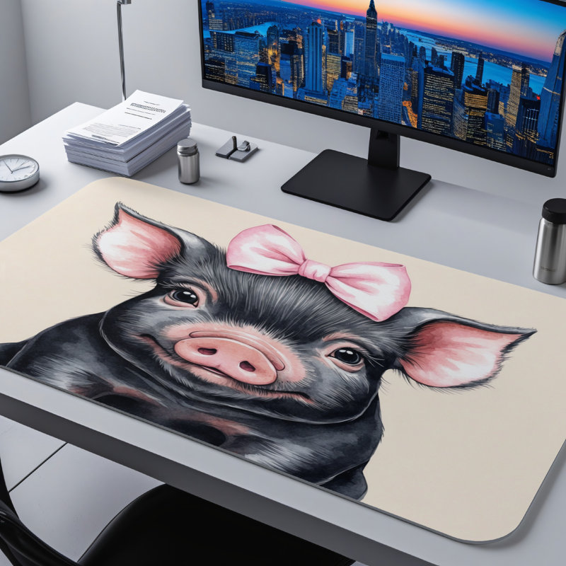 Polyester Desk Pad, 23.6x13.8