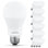 Ampoule DEL Luxrite A19 12,5 W = 100 W, 3500 K, blanc naturel, 1500 LM, ampoule à DEL non à intensité variable, homologué E26, homologué pour boîtier fermé, paquet de 24