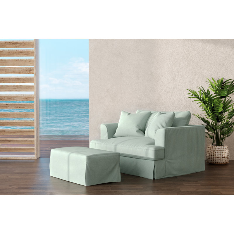 Cladine Chair And A Half with Ottoman