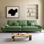 Coussin modulaire vert 100% polyester-52630495