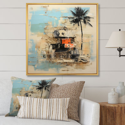 «Florida Palm Tree Serenity - Florida», art mural