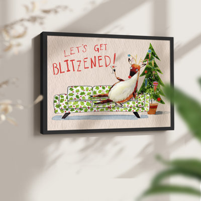 «Get Blitzensible II», reproduction encadrée