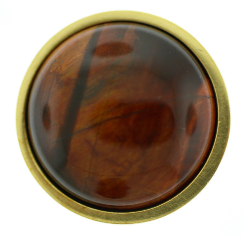 Poignée champignon 1,25 po de diamètre, Bronze huilé / brun