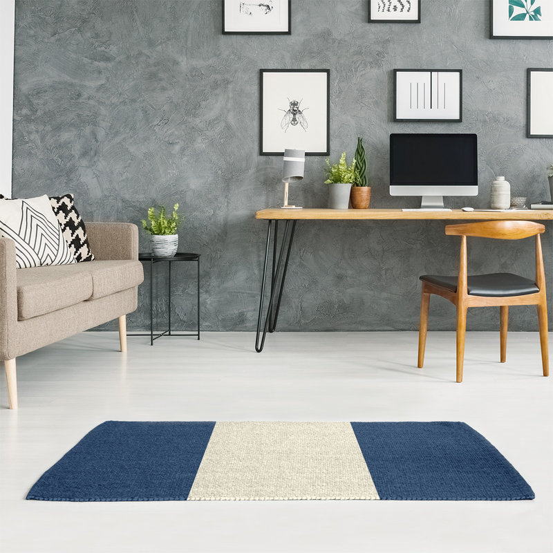 Chenille Striped Indoor Rug, Rectangle 5' x 7'