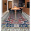 Kazak Wool Southwestern Area Rug in Green/Blue/Rust