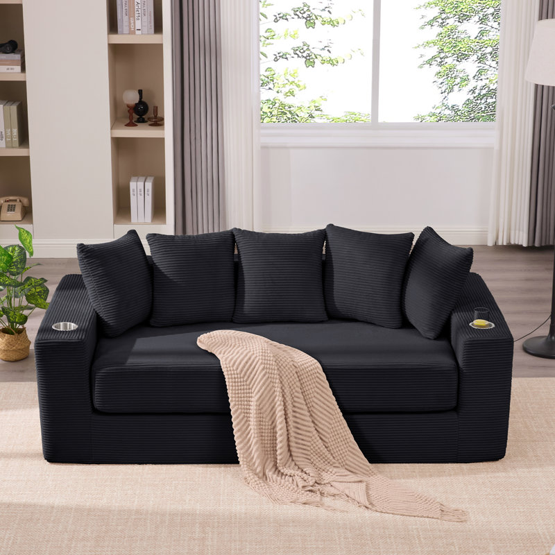 Canapé 76 po 2 en 1, Beige