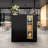 35.43'' W Rectangle Modern Wood Reception Desk With Open Shelvings