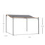 Pavillon de jardin extérieur en acier de 10 pi x 13 pi Outsunny-94286583