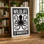 Wildlife Is Wonderful Typography - Wrapped Canvas-856606944-856606970