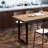 Metal Table Legs - Heavy Duty Square Tube Legs, Set Of 2, 28' Height, 18' Wide