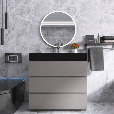 Angelinna 36" Freestanding Single Bathroom Vanity with Top