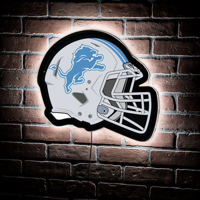 NFL LED Helmet Shaped Lighted Wall Sign