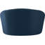 Fauteuil demi-tonneau en velours Alaw-1910994065