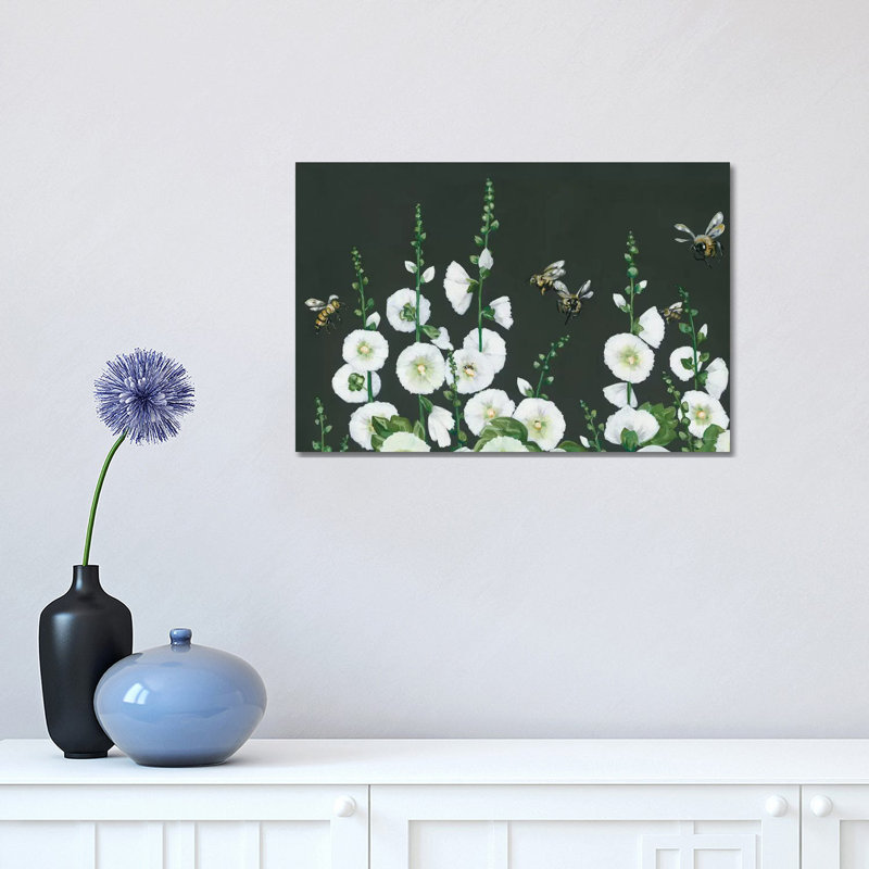 Bees - Wrapped Canvas Print, 30.48 cm H x 45.72 cm W