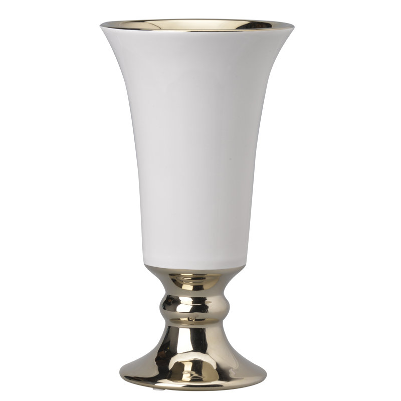 Vase de table sur pied Thies, H 9,7 po x l 5,1 po x P 5,1 po