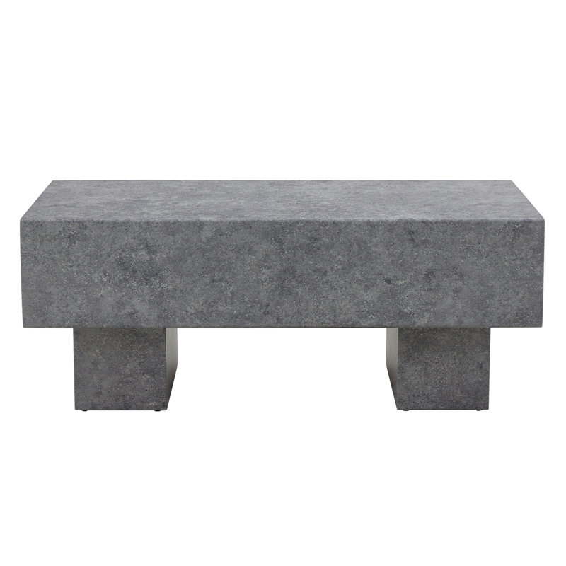 Brooksburg Single Coffee Table, Gray Concrete