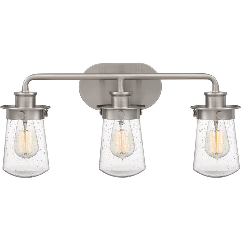 DeRon Dimmable Vanity Light, Brushed Nickel