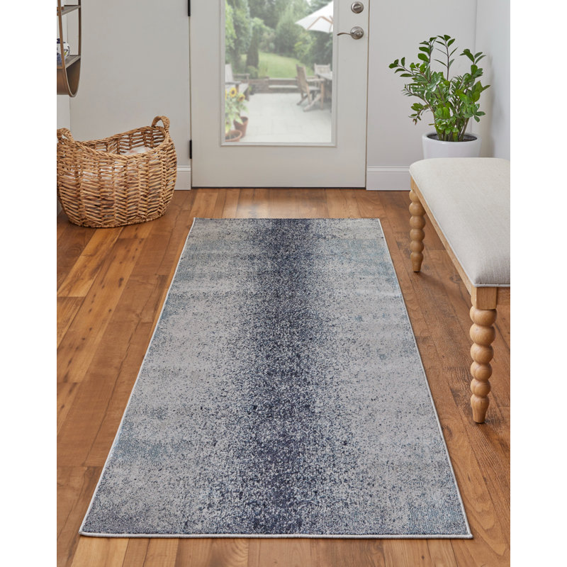 Tapis en polyester / polypropylène Oria, Tapis de couloir 2 pi 10 po x 7 pi 10 po