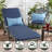 Outdoor Round Dining Chair Seat Pad-268982491
