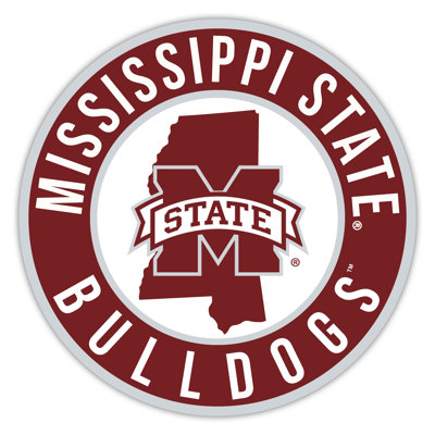 Bright Line de l'Université Mississippi State - 16 po avec cercle