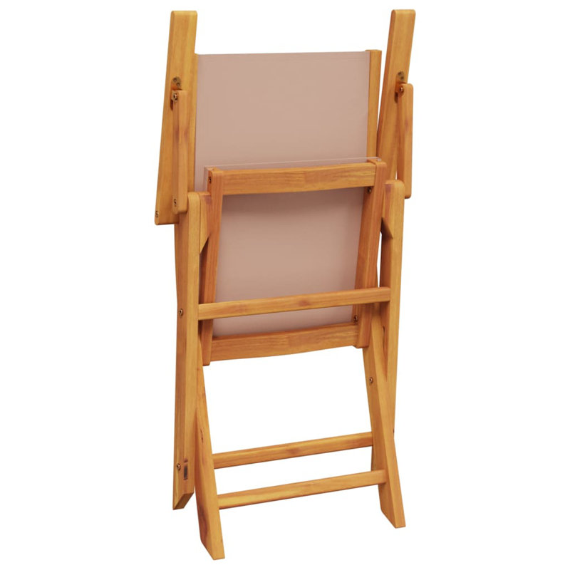 Koga Patio Dining Accent Chair, Taupe