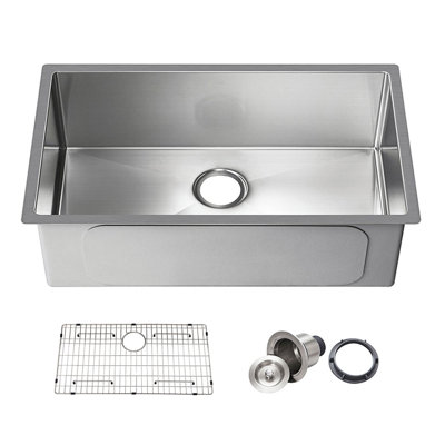 Évier de cuisine encastrable L 30 po x l 18 po