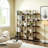 5 Tier Vintage Industrial Style Bookcase With Metal Frame, Perfect For Home Office And Display Storage-514905384
