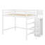 Lit mezzanine double avec garde-robe-119971402