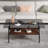 Coffee Table And End Tables Set Of 3, Tempered Glass Table With MDF Layer, Modern Tables For Living Room ,Glass-741538823-741538820