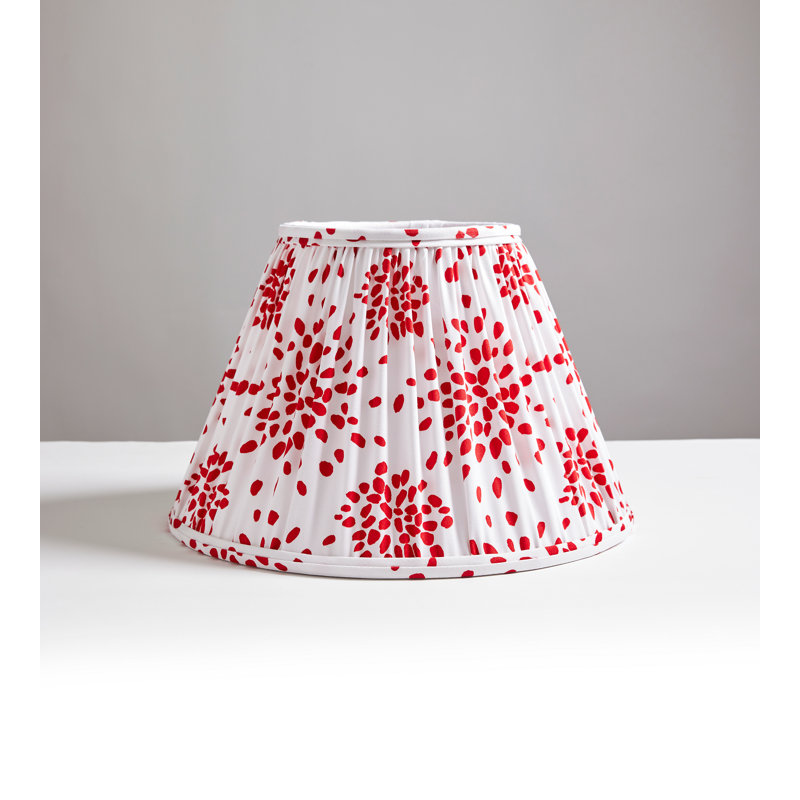Albert Hadley Empire Lamp Shade, Red/White