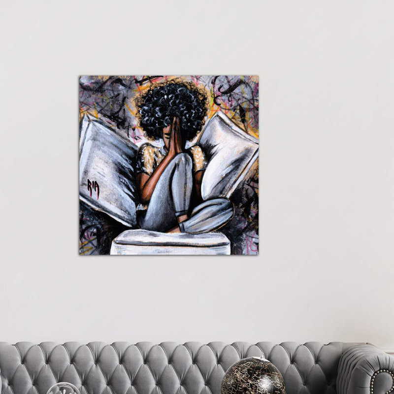 'All I Have...' by Artist Ria - Print, Wrapped Canvas, 26" H x 26" W x 1.5" D, No Mat