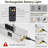 Battery Picture Light, 16" Wireless Picture Light for Painting with Remote, Full Metal Rechargeable Art Light, Wall Sconce Display Lighting for Portrait, Photo Frame, Gallery, (chrome)