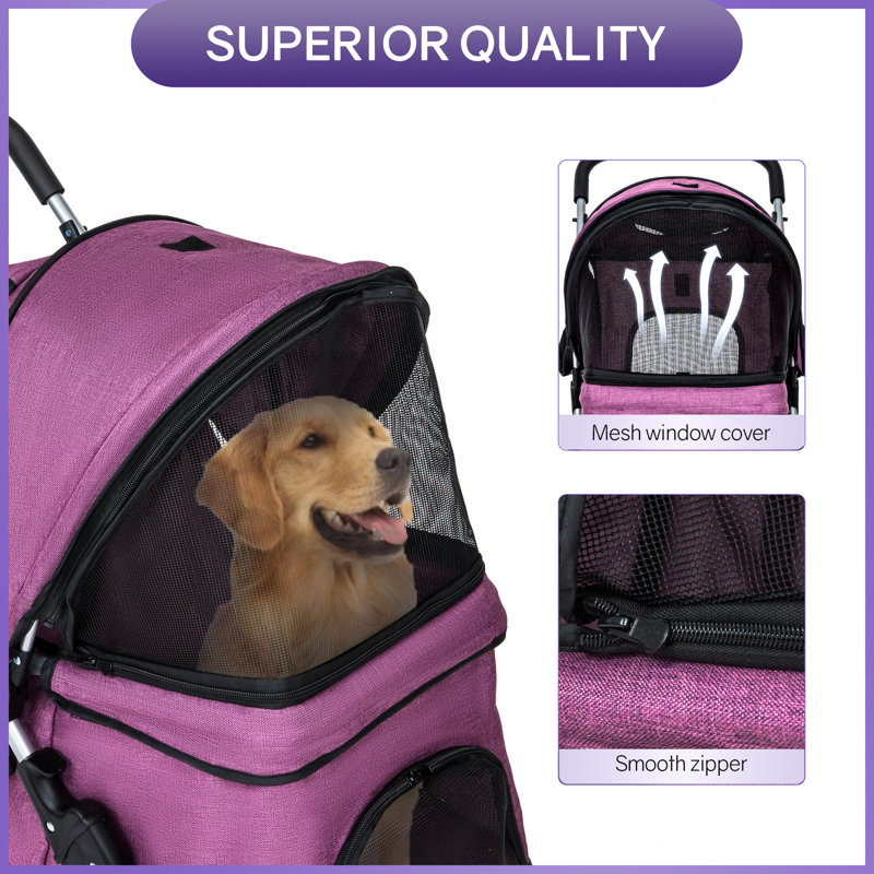 Poussette pliante Jogger, Mauve