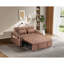 Velvet Pull-out Sleeper Sofa Bed, Adjustable Back and with USB Pport, swivel phone stand-1730899948-1730899949