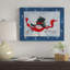 « bonhomme de neige centré », art sur toile-31978070