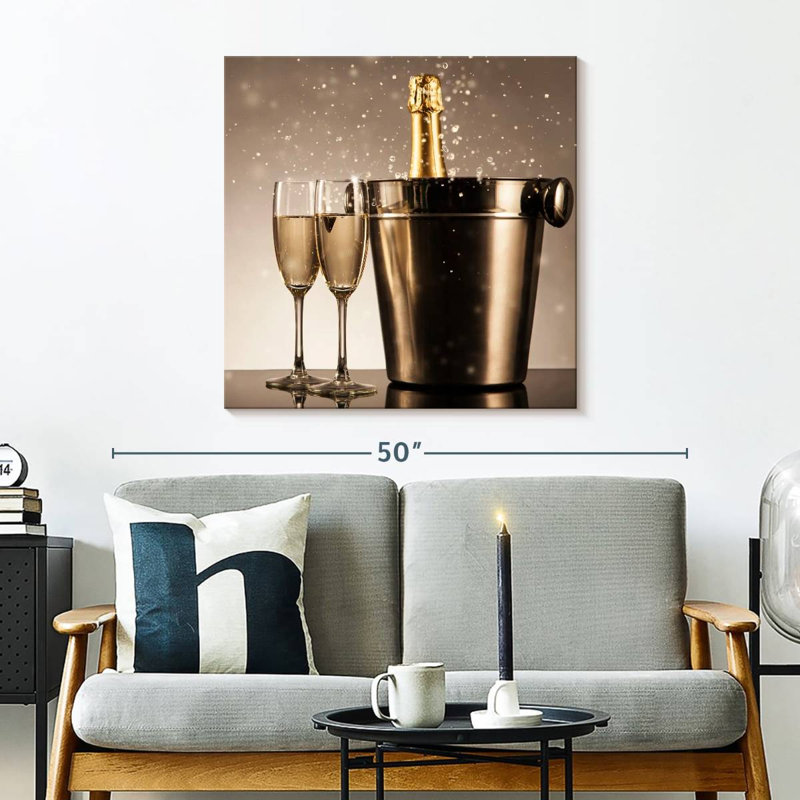 Célébration du Yarlin Golden Champagne, H 30 po x l 30 po