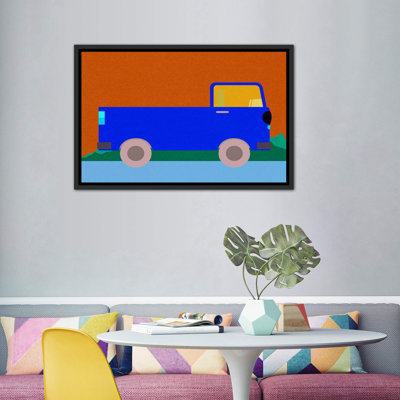 «Little Yellow Pick up Truck» par Rosi Feist - impression d'art graphique